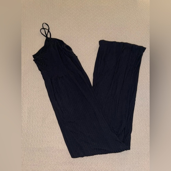SO Kohls Black Spaghetti Strap Jumpsuit Size XXL - Picture 1 of 4